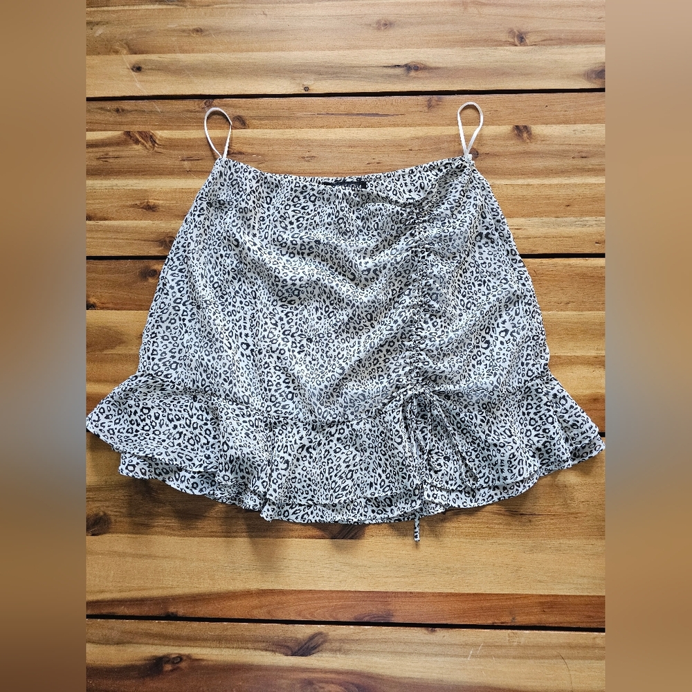 Cotton Candy LA Animal Print Lined Mini Skirt - Size Small
